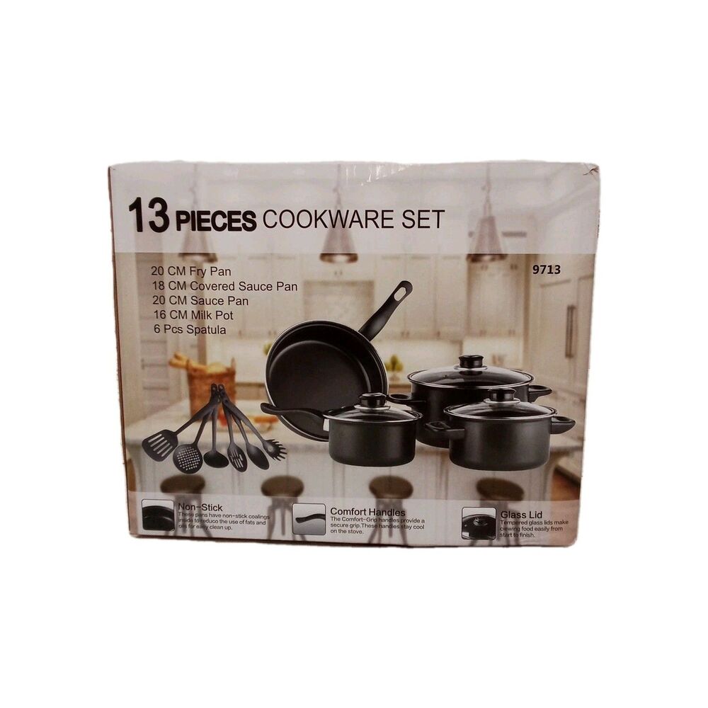 Nonstick Cookware Set New In Box Please See Size(Compact)